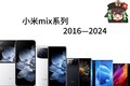  Xiaomi mix series 2016-2024