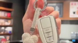  New Toyota key super flash diamond with metal texture