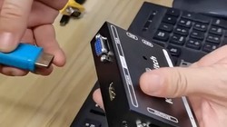 �칫����Mulit&KVM MK201V VGA HDMI KVM ��������һ�׼�����ʾ��