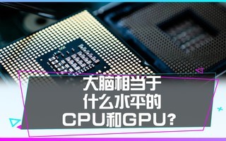 �˵Ĵ��Ե����൱��ʲôˮƽ��CPU��GPU��