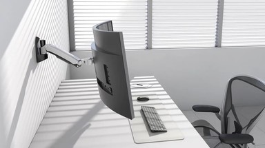 TOPSKYS-AUW10 壁挂式单屏显示器支架 —— 12kg高承重，稳固灵活