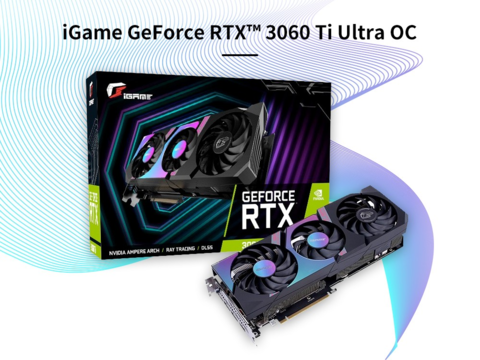 七彩虹iGame GeForce RTX 3060 Ti Ultra OC，极具潮流的风格外观